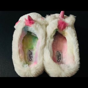 Unicorn slippers